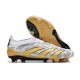 Scarpe Adidas Predator 24 Elite FG Oro Bianco Grigio