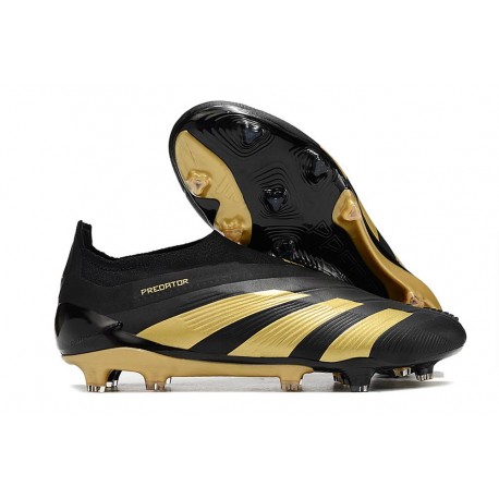 Scarpe Adidas Predator 24 Elite FG Nero Oro