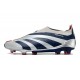 Scarpe Adidas Predator 24 Elite FG Argento Nero Rosso