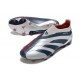 Scarpe Adidas Predator 24 Elite FG Argento Nero Rosso