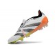 adidas Predator Elite Foldover Tongue FG Bianco Nero Arancione