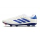 Scarpe Adidas Copa Pure 2 Elite + FG Pelle Ftwr Bianco Blu Lucido Rosso Solare