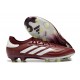 Adidas Copa Pure 2 Elite + FG Pelle Ombra Rosso Bianco Team Giallo Solare