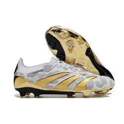 Adidas Predator Elite FG Bianco Oro Nero