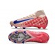 Scarpe Nike Zoom Mercurial Superfly 10 Elite FG Rosa Rouge Blu