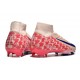 Scarpe Nike Zoom Mercurial Superfly 10 Elite FG Rosa Rouge Blu