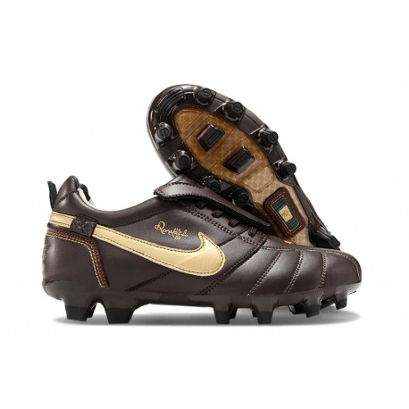 Nike Tiempo Legend X Elite FG Nuovo Marrone Oro