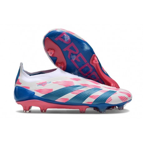 Scarpe Adidas Predator Elite LL FG Ftwr Bianco Solar Blu Solar Rosa