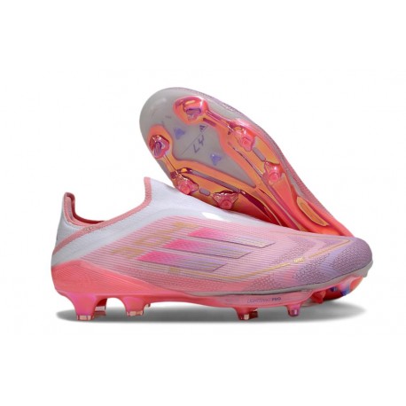 Scarpa adidas F50 + Laceless FG Rosa