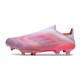 Scarpa adidas F50 + Laceless FG Rosa