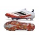 Scarpa adidas F50 + Laceless FG X Messi Bianco Rosso Nero