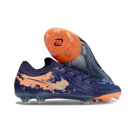 Nike Phantom Luna 2 L Elite FG Blu Arancio Oro