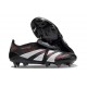 adidas Predator Elite Foldover Tongue FG Nero Grigio 4 Rosso Lucido
