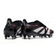 adidas Predator Elite Foldover Tongue FG Nero Grigio 4 Rosso Lucido