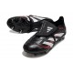 adidas Predator Elite Foldover Tongue FG Nero Grigio 4 Rosso Lucido