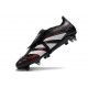 adidas Predator Elite Foldover Tongue FG Nero Grigio 4 Rosso Lucido