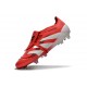 adidas Predator Elite Foldover Tongue FG Rosso Lucido Bianco Nero
