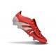 adidas Predator Elite Foldover Tongue FG Rosso Lucido Bianco Nero