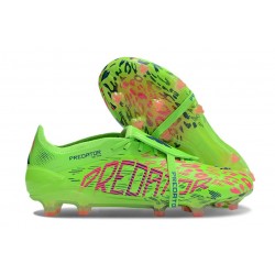 adidas Predator Elite Foldover Tongue FG Limone Lucido Rosa Lucido Blu Fusion