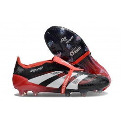 adidas Predator Elite Foldover Tongue FG Nero Bianco Rosso Vivido