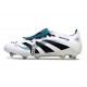 adidas Predator Elite Foldover Tongue FG Bianco Nero Ciano 