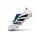adidas Predator Elite Foldover Tongue FG Bianco Nero Ciano 