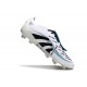adidas Predator Elite Foldover Tongue FG Bianco Nero Ciano 