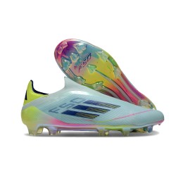 adidas Scarpa da Calcio F50 Elite LL FG Almost Blu Semi Blu Lucido Semi Giallo Solare