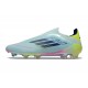 adidas Scarpa da Calcio F50 Elite LL FG Almost Blu Semi Blu Lucido Semi Giallo Solare
