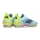 adidas Scarpa da Calcio F50 Elite LL FG Almost Blu Semi Blu Lucido Semi Giallo Solare