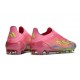 adidas Scarpa da Calcio F50 Elite LL FG Rosa Giallo Viola