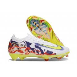Nike Air Zoom Mercurial Vapor XVI Elite FG Bianco Giallo Rosso Viola 