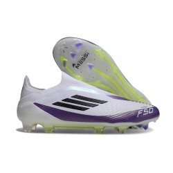 adidas F50 Elite LL FG X Messi Ftwr Bianco Nero Core Unity Viola