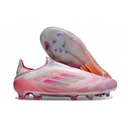 adidas Scarpa da Calcio F50 Elite LL FG Rosa Bianco