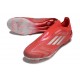 adidas Scarpa da Calcio F50 Elite LL FG Rosso Argento