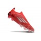 adidas Scarpa da Calcio F50 Elite LL FG Rosso Argento