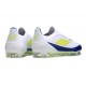 adidas Scarpa da Calcio F50 Elite LL FG Bianco Giallo Solare Blu Lucido
