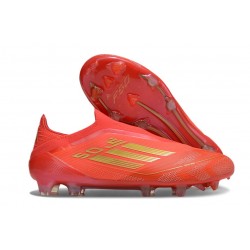 adidas Scarpa Calcio F50 Elite LL FG Rosso Solare Oro Met Rosso Vivace