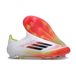 adidas Scarpa da Calcio F50 Elite LL FG Bianco Nero Giallo Solare