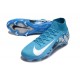 Nike Zoom Mercurial Superfly 10 Elite FG Blu Bianco
