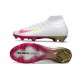 Nike Zoom Mercurial Superfly 10 Elite FG Scarpe Bianco Rosa