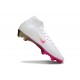 Nike Zoom Mercurial Superfly 10 Elite FG Scarpe Bianco Rosa