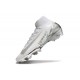Nike Zoom Mercurial Superfly 10 Elite FG Bianco Argento