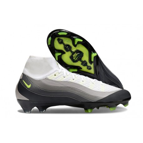 Nike Zoom Mercurial Superfly 10 Elite FG X AM95 SE Nero Neon Giallo Antracite Grafite Chiaro