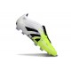adidas Predator Elite Foldover Tongue FG Bianco Nero Limone Lucido
