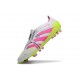 adidas Predator Elite Foldover Tongue FG Bianco Rosa Lucido Limone Lucido