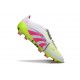 adidas Predator Elite Foldover Tongue FG Bianco Rosa Lucido Limone Lucido