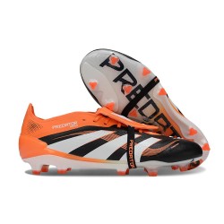 adidas Predator Elite Foldover Tongue FG Nero Bianco Arancio