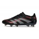 Scarpa da Calcio Adidas Predator Elite FG Nero Grigio Rosso Lucido