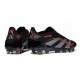 Scarpa da Calcio Adidas Predator Elite FG Nero Grigio Rosso Lucido